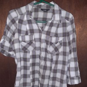 Anna size medium button down shirt